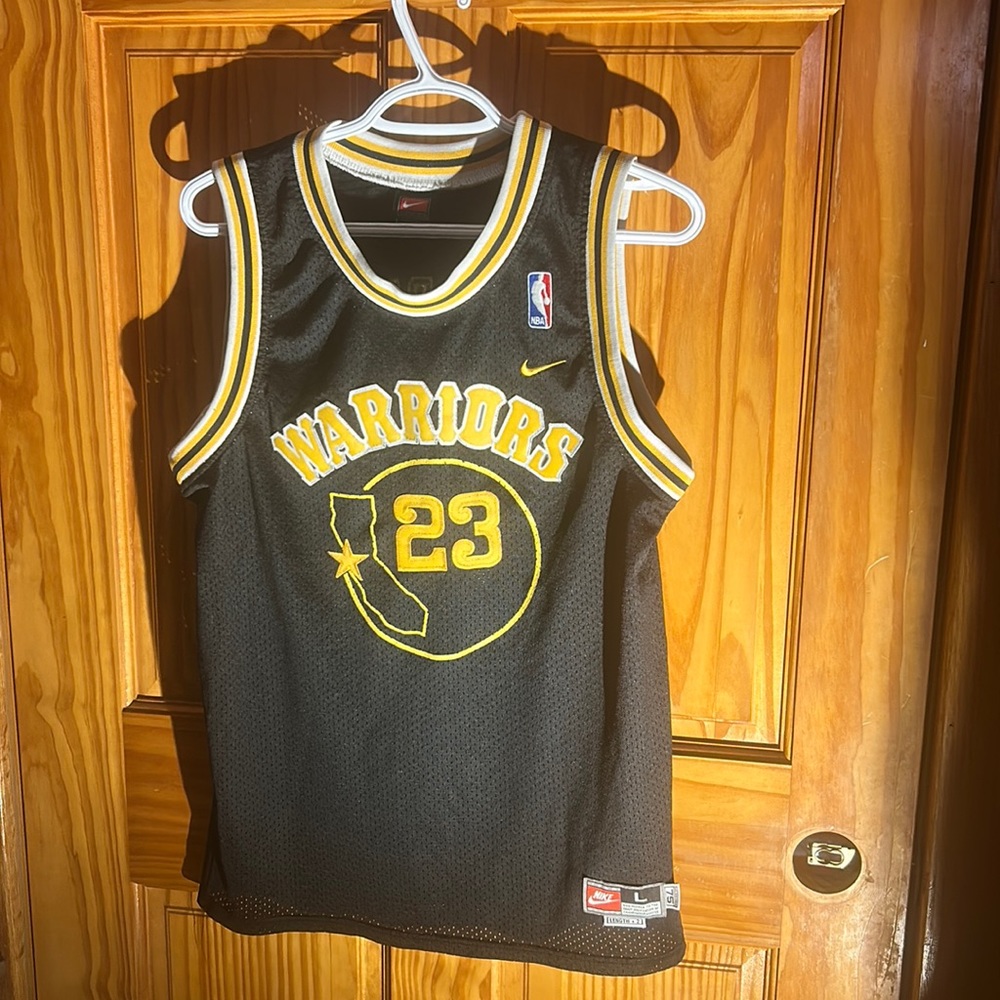 Vintage Golden State Warriors Jersey Nike Basketball Jason Richardson Large NBA